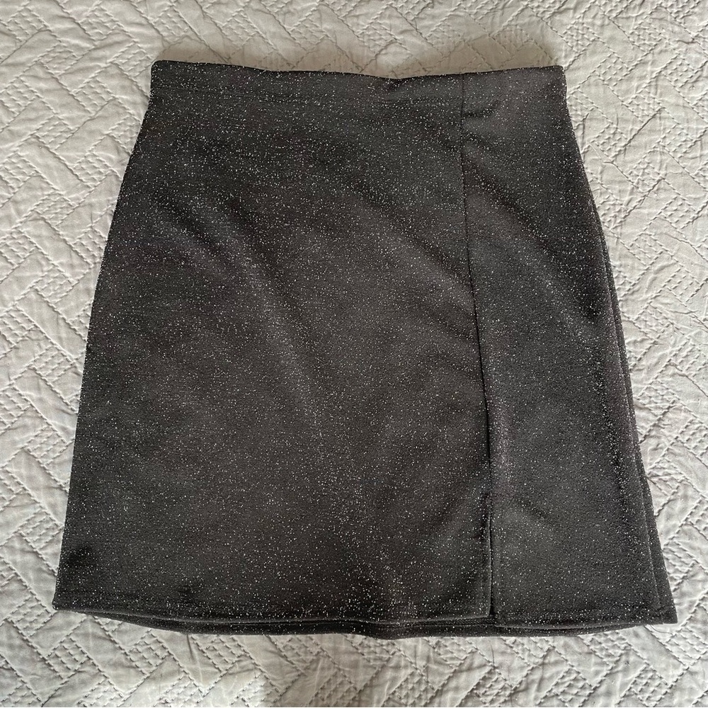 Express Black Party Mini Skirt
